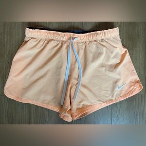 Just Do It Orange Athletic Shorts